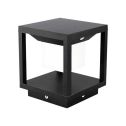V-TAC 2W square outdoor solar led light with pir ground movement sensor black color 3000k IP65 sku 6805