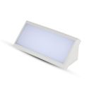 V-TAC VT-8054 12W rectangular LED wall lamp angular white color outdoor IP65 wall light warm white 3000k sku 6813