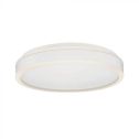 V-TAC VT-7757 LED ceiling light 38W triac dimmable 400x62mm surface mounting round white color 4000K - 6909