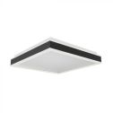 V-TAC VT-7757-B Plafonnier LED 38W triac dimmable 400x400mm Carré couleur noire 4000K - 6914