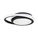 V-TAC VT-7761 450mm 38W 4000K double cercle noir plafonnier led rond design moderne - sku 6920