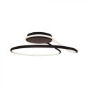 V-TAC VT-7784 Round black LED ceiling chandelier with aluminum circle 250mm 24W 4000K modern design - sku 6996