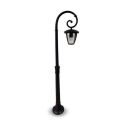 Garden Pole Stand Lamp Graphite Grey 1xE27 Bulb 1365mm Rainproof IP44  VT-737 – SKU 7060