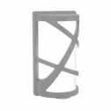 Garden Wall Lamp 1pc. E27 Bulb Aluminum Dark Grey IP54