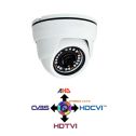 Telecamera Dome CCTV 2.8mm 4IN1 IBRIDA 1Mpx HD@720p da interno IP20