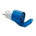 Adaptateur pour prise industrielle de S31 à 1 prise CEE 230V IP44 Fanton 73001