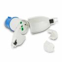 Adaptateur pour usage industriel Fiche Cee avec Prise schuko et bivalents Fanton 73020