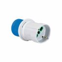 Adapter für Industriezwecke Stecker 2P+E 16A 200-250V Steckdose italienisch/deutsch std. 2P+E 16A Fanton 73100