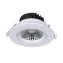 5W LED Downlight Adjustable Round 350LM 68° V-TAC aluminum White Body VT-1100 RD – SKU 7331 - White (6400k)
