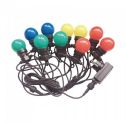 V-TAC VT-70510 0,5W bulb led rgb string light connectable PIN 5M with bulb eu plug - sku 7435