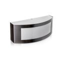 Portalampada Moderno parete in acciaio IP44 Grigio lampade E27