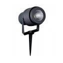 V-TAC VT-857 Spike spot de jardin led cob 12W gris IP65 blanc chaud 3000K - sku 217550