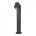 V-TAC VT-7612 ground fixing 1xGU10 adjustable head aluminium black IP44 - sku 7553