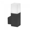 V-TAC VT-7613 Wall Fitting 1xGU10 aluminium black square IP54 - sku 7563