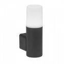 V-TAC VT-7616 Applique murale 1xGU10 aluminium noir cylindre IP54 - sku 7566