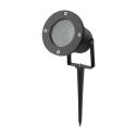 V-TAC VT-7701 Picchetto giardino led con portalampada GU10 in alluminio orientabile colore nero IP65 - 7571