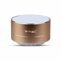 V-TAC SMART HOME VT-6133 Speaker bluetooth LED 3W portatile multifunzione microfono e ingresso microsd e radio FM - sku 7714