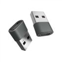 V-TAC VT-5319 USB-Typ-C-auf-USB-A-Adapter, Farbe: Grau, Typ-C/USB – 7745