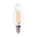 V-TAC VT-21125 Lampadina LED candela E14 dimmerabile a filamento lampada 5.5W 110lm/W luce bianco naturale 4000K - 7807