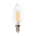 V-TAC VT-2304D LED-Kerzenlampe E14 dimmbare Filamentlampe 4W 100lm/W Licht warmweiß 3000K - 2870