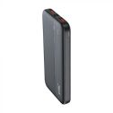 V-TAC VT-10000-B Powerbank 10000 Ah mit Schnellladung 22,5 W PD, ultradünn, schwarze Farbe – 7831