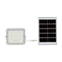 V-TAC VT-40W 6W white led spotlight with solar panel and remote control LED Floodlight with replaceable battery 6400K 3m Cable - 7839