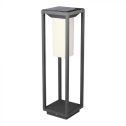 V-TAC PRO VT-66 2W Applique de spike solaire avec capteur chip samsung 3000K pour jardin corps gris IP65 - sku 785