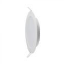 V-TAC VT-61024 Mini led panel 24W round recessed mounting panel 105lm/w light warm white 3000K - 7867