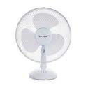 V-TAC VT-4012-3 Ventilateur de table 40W 12" base ronde 3-lames fonction d'oscillation corps blanc IP20 - sku 7924