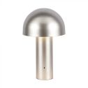 V-TAC VT-1047 LED Table Lamp 3W cct 3in1 champagne gold color rechargeable with USB C Touch Dimmable 150x250mm - 7937