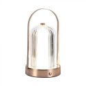 V-TAC VT-1057 LED Table Lamp 1W cct 3in1 antique bronze color rechargeable with USB C Touch Dimmable 12cm - 7991