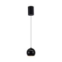 V-TAC VT-7797 8.5W LED hanging chandelier bell shape black metal touch switch d12cm dimmable 3000K - 8001