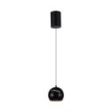 V-TAC VT-7797 8.5W LED lustre suspendu en forme de cloche interrupteur tactile en métal noir d12cm 3000K - 8001