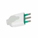 Plug S17 demountable italian std. 2P+E 16A mod. BICO' white body Fanton 80020