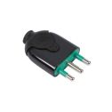 Prise de courant S17 démontable italien std. 2P+E 16A 250V mod. BICO' Corps noir Fanton 80021