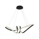 V-TAC VT-7798 24W braided metal LED pendant chandelier with modern design 72*30cm Black 3000K - 8010