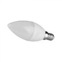 V-TAC PRO VT-1850 Lampadina LED E14 candela 3.7W SMD chip samsung bianco caldo 3000K sku 8040