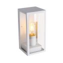 V-TAC VT-837 Garden Wall Lamp IP44 1xE27 Holder white-clear glass - sku 8518