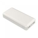 V-TAC VT-3502 Power Bank ABS blanc 20.000mah 2 sortie micro USB 2.1A - sku 8189