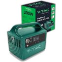 V-TAC tragbares Kraftwerk 300 W Batteriespeichergenerator Strom max. Leistung 600 W - Wiederaufladbar über 220 V / Solarpanel SKU 11441