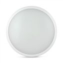 V-TAC PRO VT-12SS Plafonnier dome slim LED 12W chip samsung rond avec capteur micro-ondes 6400K IP65 - SKU 938