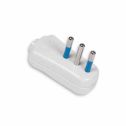 Flat weiß plug italienische std. 2P+E 10A Fanton 82530-E