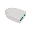 Fanton Presa Dritta Bipolare 16A smontabile P17/11 – 82570‑E, Corpo Bianco – Materiale Termoplastico