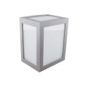 V-TAC VT-822 Lampada applique LED 12W wall light cubo lanterna grigio bianco caldo 3000K - sku 8337