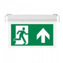 V-TAC VT-522-S 2W Led Emergency Exit Sign recessed fixed chip samsung no black-out Battery IP20 - sku 385