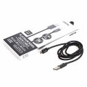 V-TAC VT-5331 câble de données 1M Micro USB Nylon Noir Platinum series - sku 8488