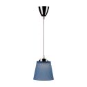 V-TAC VT-1036 Lampadario pendente LED 7W 1MT moderno in plastica blu con attacco cromato Ф150mm - sku 8506