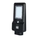 V-TAC VT-ST15 15W solar street light mit sonnenkollektor und PIR sensor slim schwarzer Körper neutralweiß 4000K - sku 8549