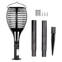 V-TAC VT-719 Applique flamme LED solaire 0.45W avec capteur 3IN1 montage mur/borne/suspension - sku 8558
