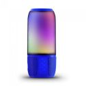 V-TAC SMART HOME VT-7456 6W Led light bluetooth speaker with USB e TF Card slot Blue body IP20 - sku 8569